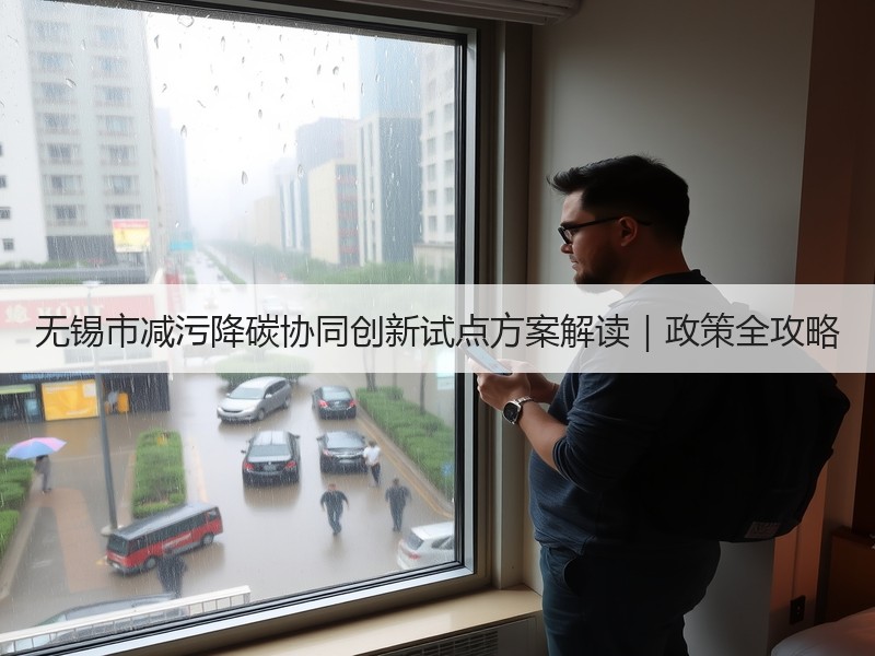 无锡市减污降碳协同创新试点方案解读｜政策全攻略
