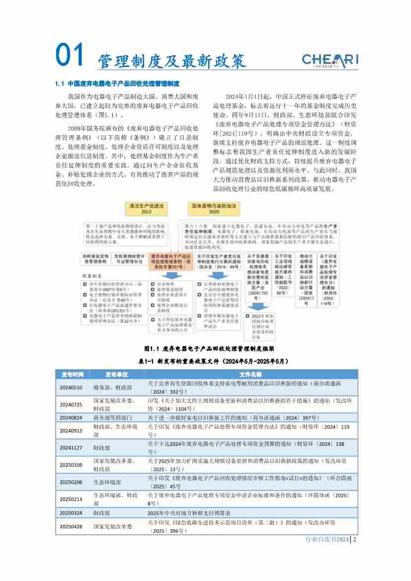 废弃电器电子产品回收处理行业白皮书发布，揭示最新政策与技术趋势(图5)