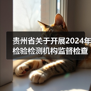 贵州省关于开展2024年检验检测机构监督检查的通知(图3) 贵州省关于开展2024年检验检测机构监督检查的通知(图3)