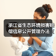 浙江省生态环境损害赔偿信息公开管理办法（试行）（征求意见稿）征求意见（图4）