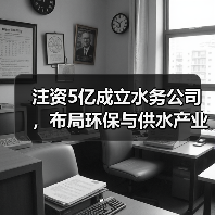 注资5亿成立水务公司,布局环保与供水产业链(图4) 注资5亿成立水务公司,布局环保与供水产业链(图4)