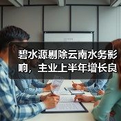 碧水源剔除云南水务影响，主业上半年增长良好（图2）