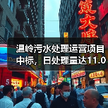 温岭污水处理运营项目中标，日处理量达11.03万吨（图4）