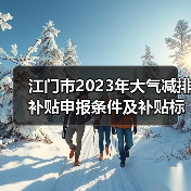 江门市2023年大气减排补贴申报条件及补贴标准（图3）
