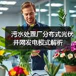 污水处理厂分布式光伏并网发电模式解析