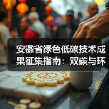 安徽省绿色低碳技术成果征集指南：双碳与环保领域项目申报全解析（图2）
