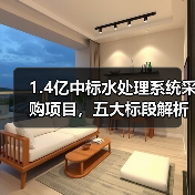 1.4亿中标水处理系统采购项目,五大标段解析(图2) 1.4亿中标水处理系统采购项目,五大标段解析(图2)