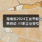 海南省2024工业节能监察启动 33家企业受检（图4）