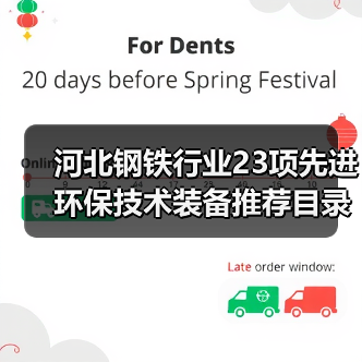 河北钢铁行业23项先进环保技术装备推荐目录发布（图4）