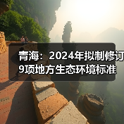 青海：2024年拟制修订9项地方生态环境标准（图3）