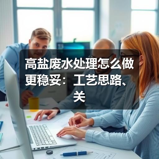 高盐废水处理怎么做更稳妥：工艺思路、关键控制与常见误区
