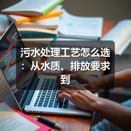 污水处理工艺怎么选：从水质、排放要求到运行管理的实用指南