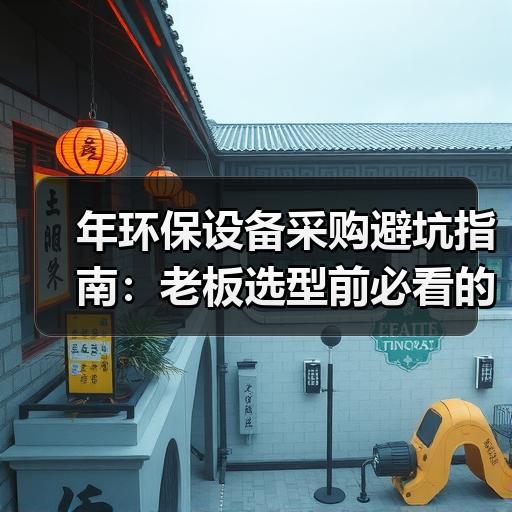 年环保设备采购避坑指南：老板选型前必看的5个判断标准