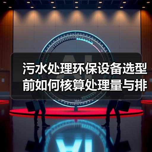污水处理环保设备选型前如何核算处理量与排放标准