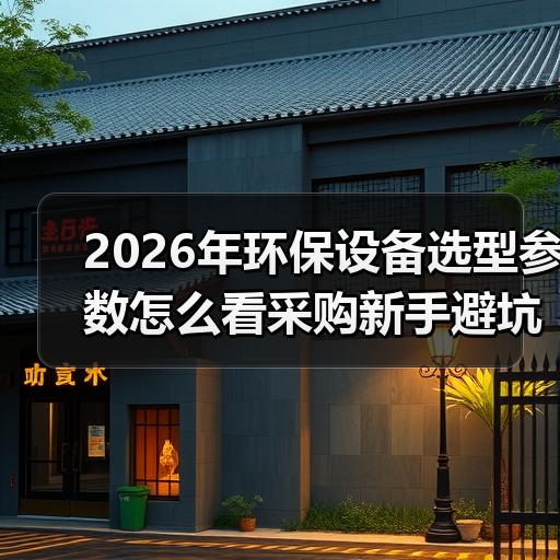 2026年环保设备选型参数怎么看采购新手避坑指南