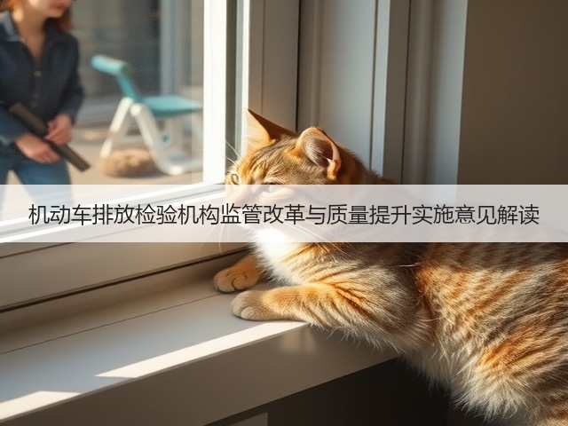 机动车排放检验机构监管改革与质量提升实施意见解读(图1)